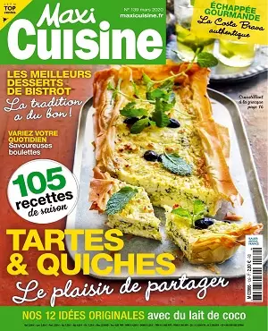 Maxi Cuisine N°139 – Mars 2020 [Magazines]