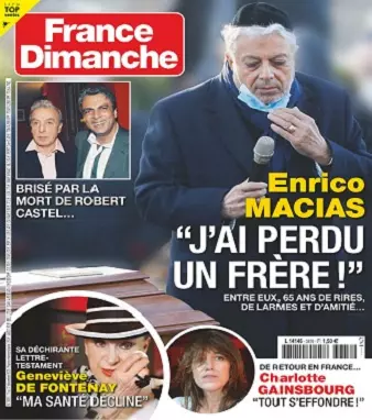 France Dimanche N°3876 Du 11 Décembre 2020 [Magazines]