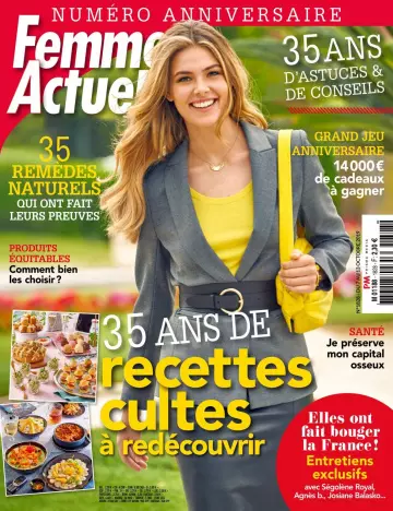 Femme Actuelle N°1828 - 7 au 13 Octobre 2019 [Magazines]