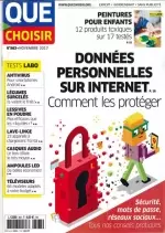 Que Choisir N°563 -Données personnelles sur internet - 2017  [Magazines]