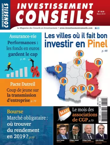 Investissement Conseils N°819 – Mars 2019 [Magazines]