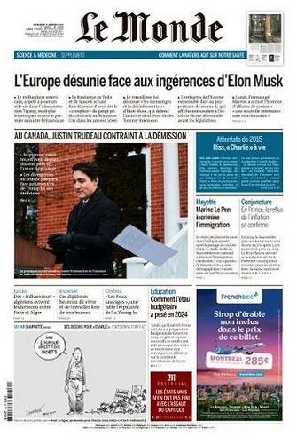 Le Monde du 08 Janvier 2025  [Journaux]