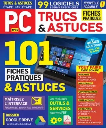 PC Trucs et Astuces N°45 – Janvier-Mars 2022 [Magazines]