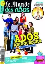 Le Monde des Ados - 22 janvier 2018 [Magazines]