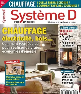 Système D N°898 – Novembre 2020 [Magazines]