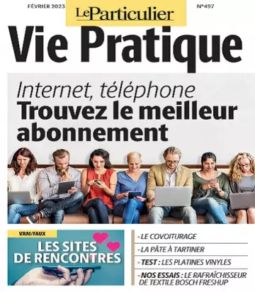 Le Particulier Vie Pratique N°497 – Février 2023 [Magazines]