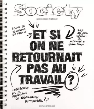 Society N°188 Du 1er au 14 Septembre 2022 [Magazines]