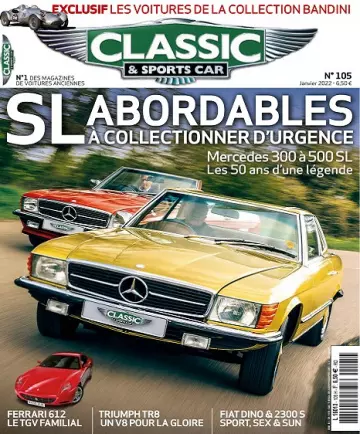 Classic et Sports Car N°105 – Janvier 2022 [Magazines]