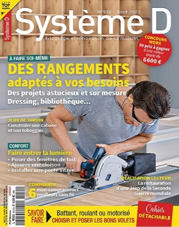 Système D N°931 – Août 2023 [Magazines]