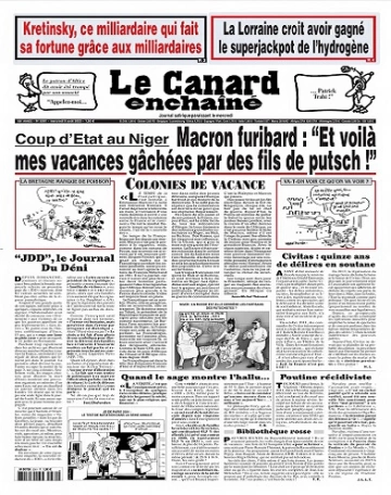 Le Canard Enchaîné N°5361 Du 9 Août 2023  [Journaux]