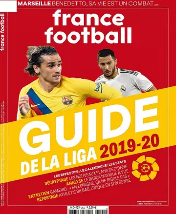 France Football N°3822 Du 20 Août 2019  [Magazines]