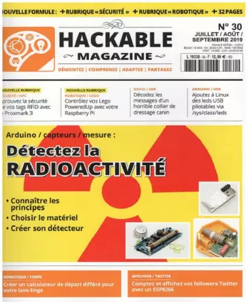 Hackable Magazine N°30 – Juillet-Septembre 2019  [Magazines]