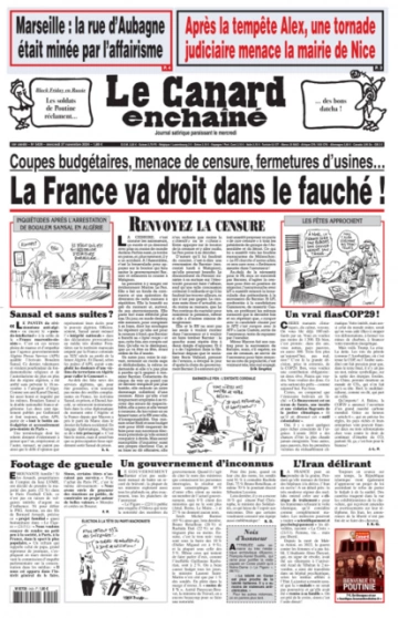 Le Canard enchainé 27 novembre 2024 [Journaux]