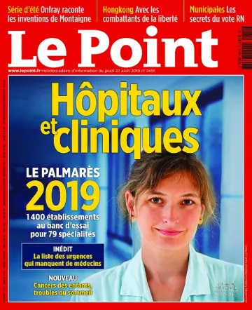 Le Point N°2451 Du 22 Août 2019 [Magazines]