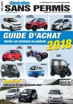 Génération Sans Permis N°37 – Septembre-Novembre 2018 [Magazines]