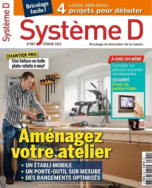 Système D N°889 – Février 2020 [Magazines]