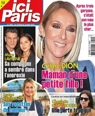 Ici Paris N°3895 Du 26 Février 2020 [Magazines]