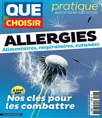 Que Choisir Pratique N°127 – Mars 2021 [Magazines]