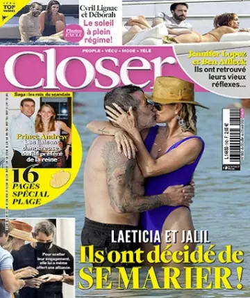 Closer N°842 Du 30 Juillet 2021 [Magazines]