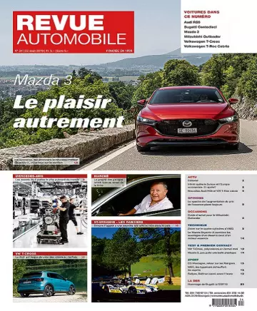 Revue Automobile N°34 Du 22 Août 2019  [Magazines]