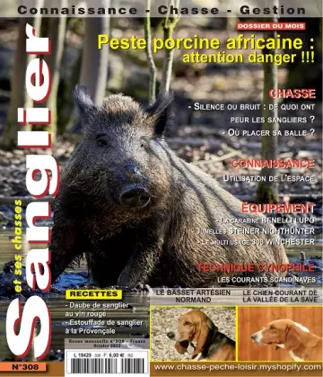 Sanglier et Ses Chasses N°308 – Octobre 2022 [Magazines]