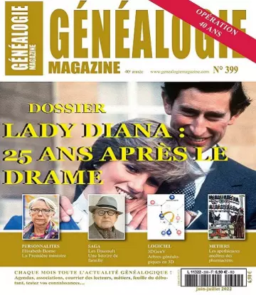 Généalogie N°399 – Juin-Juillet 2022 [Magazines]