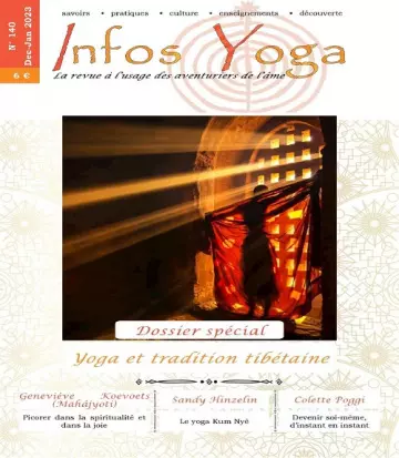 Infos Yoga N°140 – Décembre 2022-Janvier 2023  [Magazines]