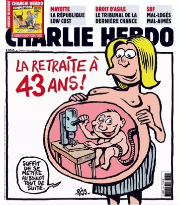 Charlie Hebdo N°1594 Du 8 Février 2023  [Journaux]