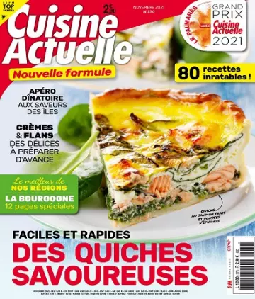 Cuisine Actuelle N°370 – Novembre 2021  [Magazines]