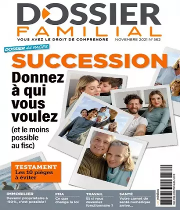 Dossier Familial N°562 – Novembre 2021  [Magazines]