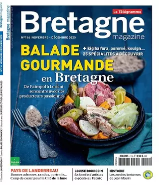 Bretagne Magazine N°116 – Novembre-Décembre 2020  [Magazines]