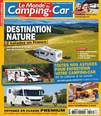 Le Monde Du Camping-Car N°327 – Décembre 2020 [Magazines]