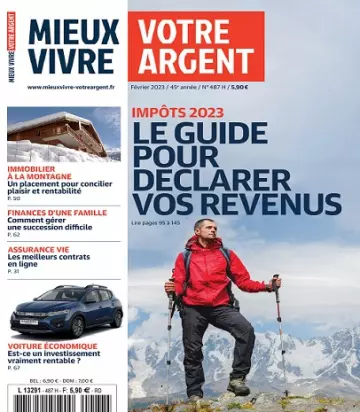 Mieux Vivre Votre Argent N°487 – Février 2023  [Magazines]