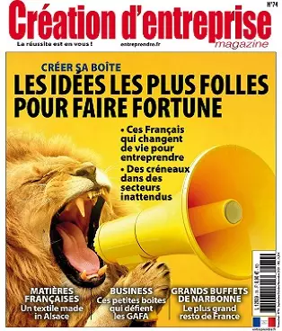 Création d’Entreprise N°74 – Septembre-Novembre 2020 [Magazines]