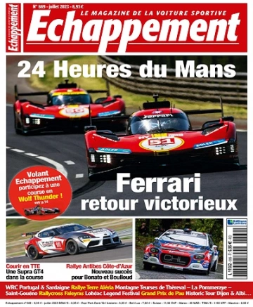 Échappement N°669 – Juillet 2023 [Magazines]