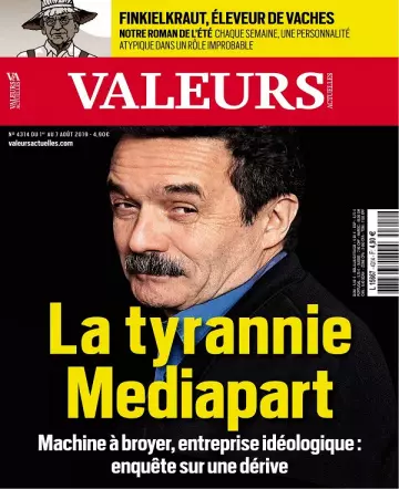 Valeurs Actuelles N°4314 Du 1er Août 2019 [Magazines]