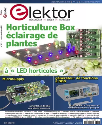 Elektor N°479 – Septembre-Octobre 2019  [Magazines]