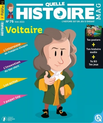 Quelle Histoire Mag N°75 – Mai 2023 [Magazines]