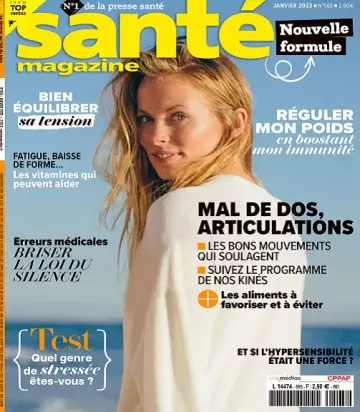 Santé Magazine N°565 – Janvier 2023  [Magazines]