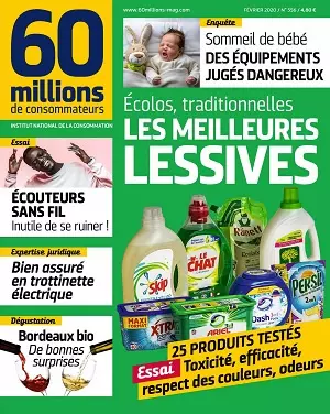 60 Millions De Consommateurs N°556 – Février 2020  [Magazines]