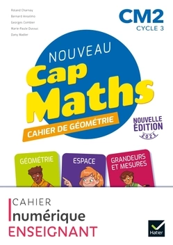 Cap Maths - Cahier de géométrie + Dico - CM2 Cycle 3  [Livres]