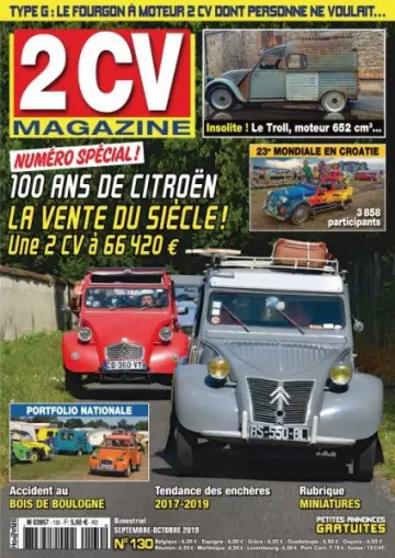 2 CV Magazine - Septembre-Octobre 2019  [Magazines]