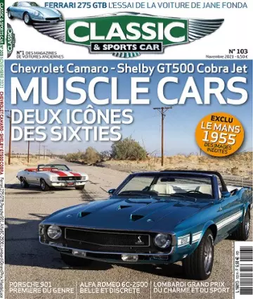 Classic et Sports Car N°103 – Novembre 2021  [Magazines]