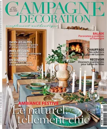 Campagne Décoration N°134 – Décembre 2021-Janvier 2022 [Magazines]