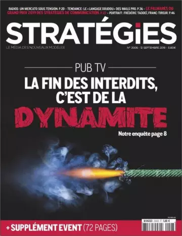 Stratégies - 12 Septembre 2019  [Magazines]