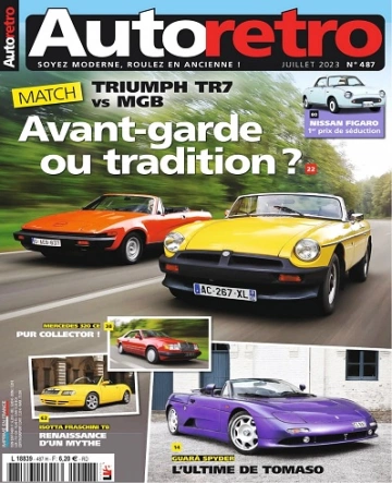 Autoretro N°487 – Juillet 2023 [Magazines]