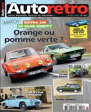 Autoretro N°451 – Avril 2020  [Magazines]