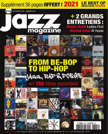 Jazz Magazine N°744 – Décembre 2021-Janvier 2022 [Magazines]