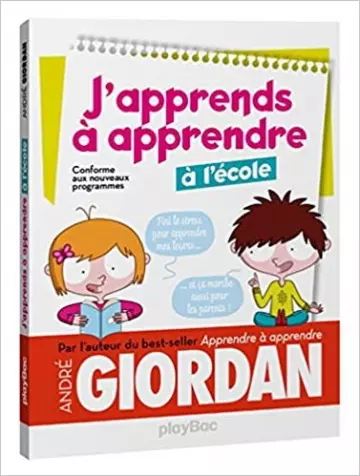 J'apprends à apprendre - à l'école  [Livres]