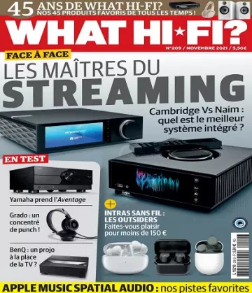 What Hi-Fi N°209 – Novembre 2021 [Magazines]